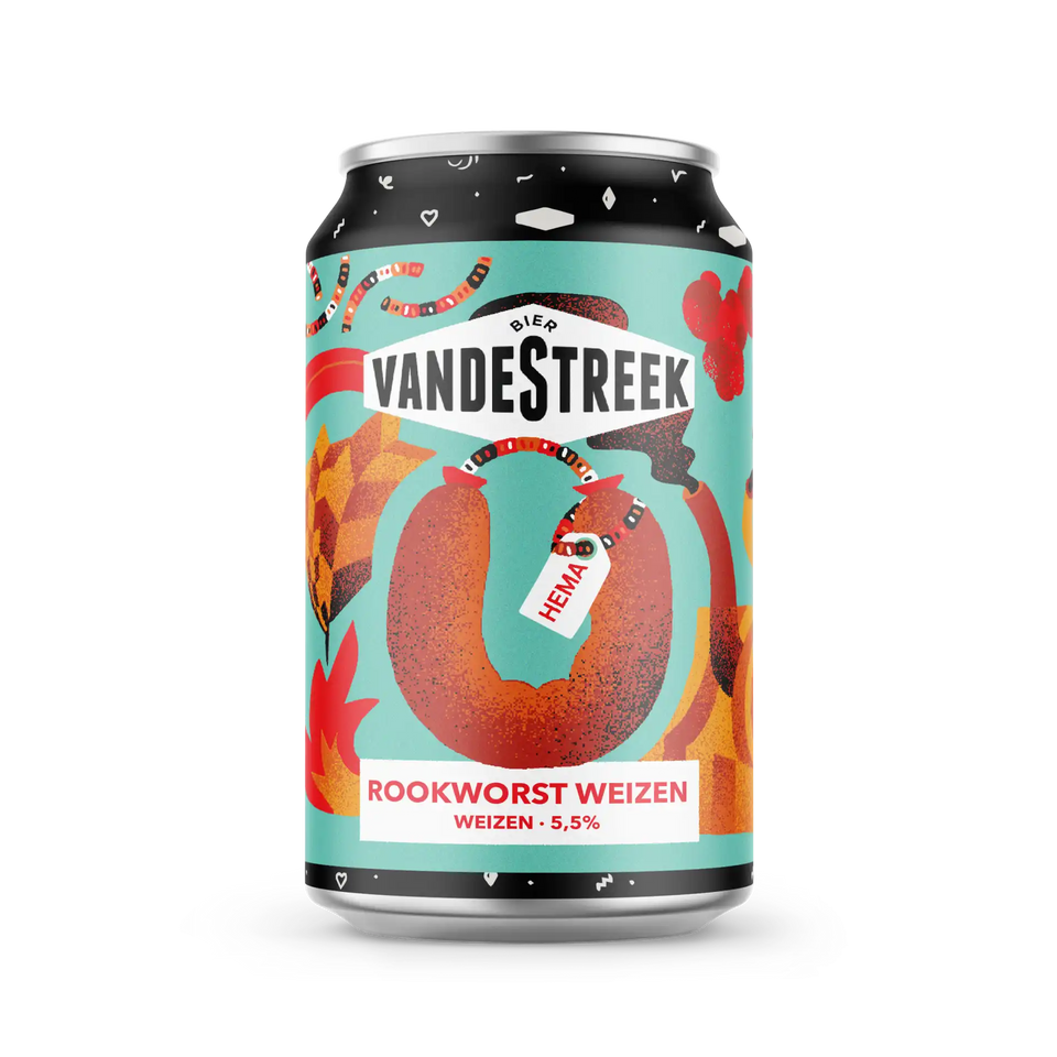 Rookworst Weizen (HEMA rookworst) - Blond - blik