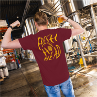 T-Shirt Fresh Hop Head - S / Burgundy