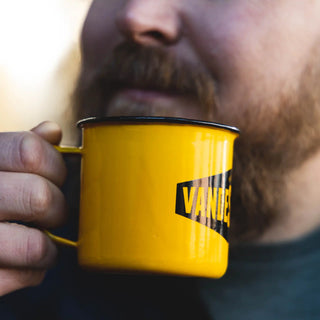 Emaillen Koffie Mok